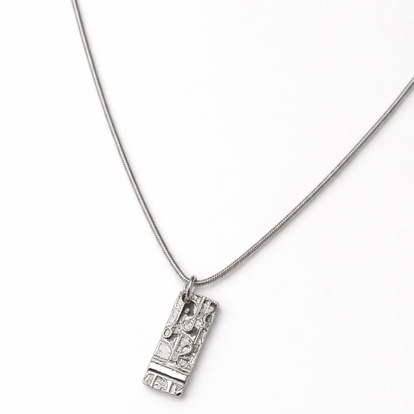 Christian Dior Trotter Rectangle Necklace